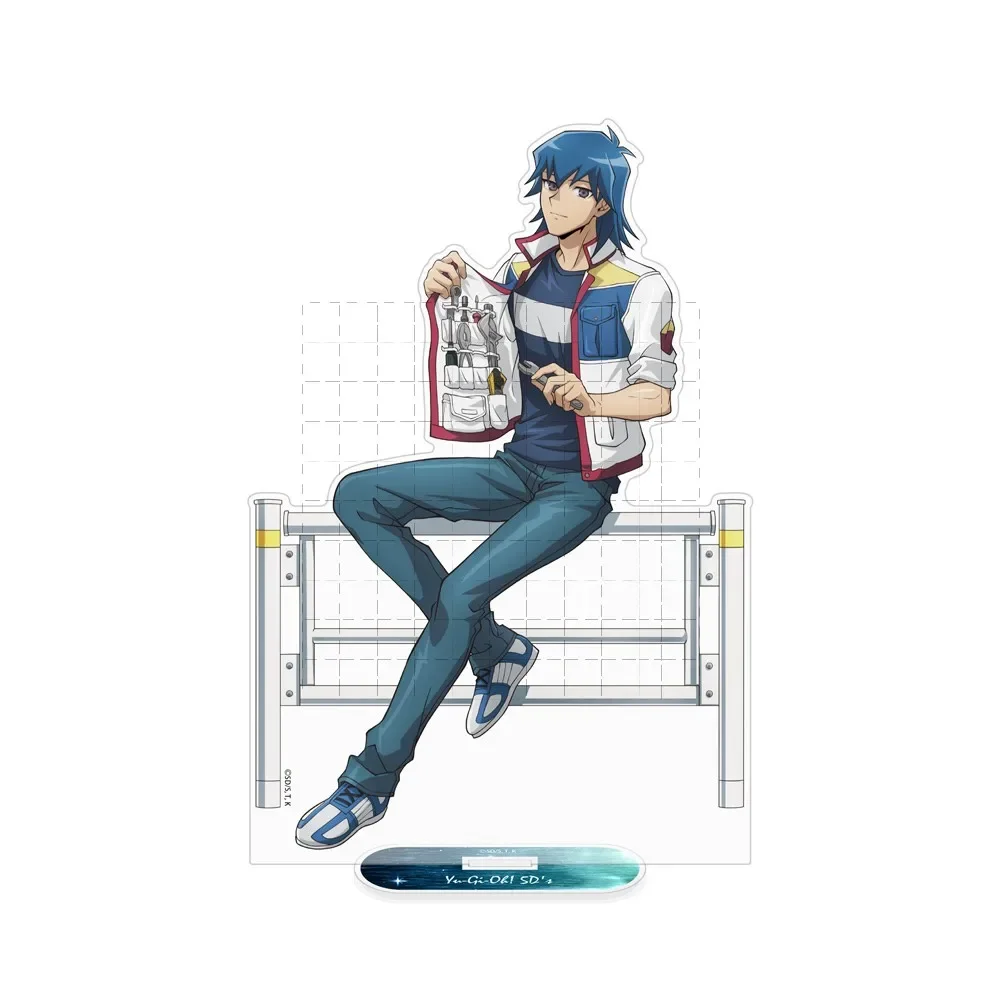 Game Yu-Gi-Oh! 5D\'s Acrylic Stand Doll Anime YuGiOh Fudo Yusei JACK ATLAS Akiza Izinski Figure Model Plate Cosplay Toy for Gift