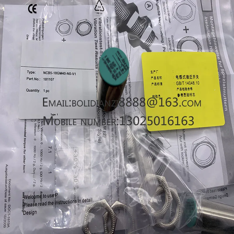 NCB5-18GM40-NO-V1 N0-V1 Sensor asli original tersedia, baru