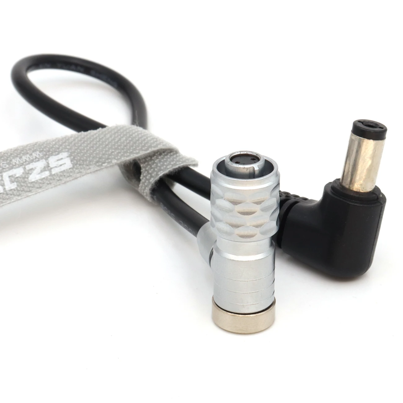 DC2.5/dtap to SF6 2Pin Female Right Angle Plug for Blackmagic Pocket Cinema 4k 6k Camera BMPCC 4K Power Cable,