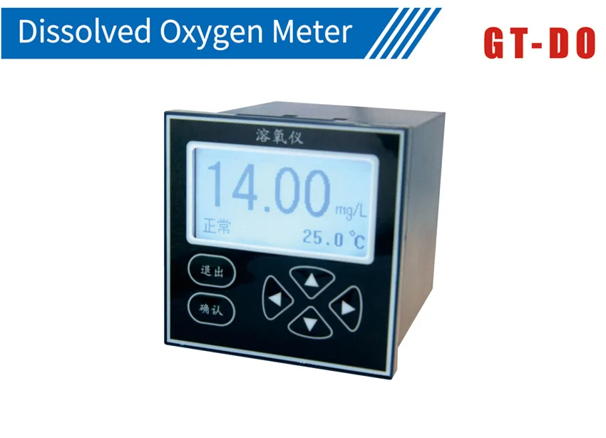 Dissolved  Transmitter Meter controller Water DO probe included Analog Voltage 4~20mA RS-485 MODBUS 24VDC Power Supply