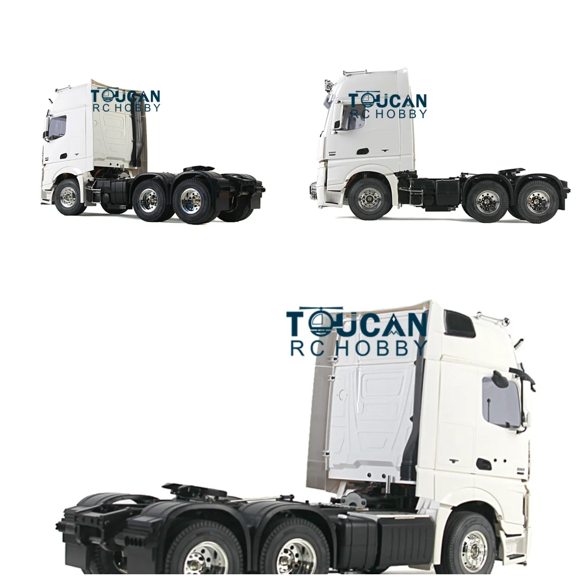 

Модель автомобиля TOUCAN 1/14, радиоуправляемая 3 оси, Highline, DIY тягач, прицеп, комплект, настраиваемая модель для хоббистов