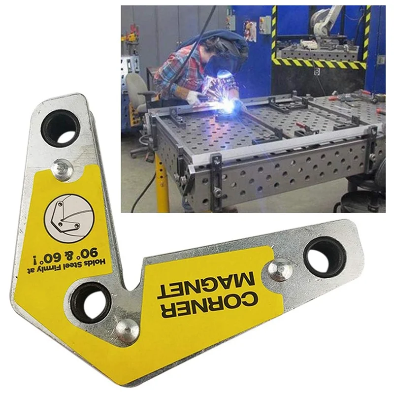 AA63 HOT Welding Fixer 60/90/120°Degree Multi-Angle Magnet Weld Positioner Ferrite Auxiliary Locator Welding Positioner