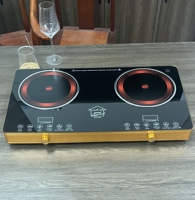 High Power 220v Double Burner Induction Stove New Design Multi-Function 2 Hob Electric Cooking Waterproof Ceramic Kitchen