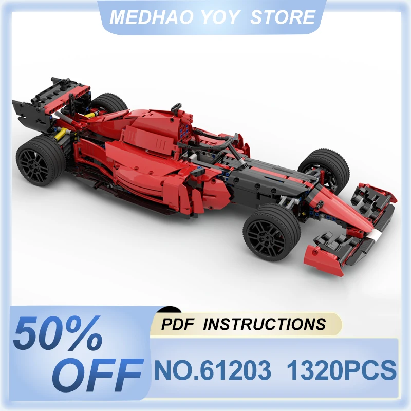 MOC-61203 Speed Supercar 2021 Formula F1 42125 B Model Building Blocks Bricks Puzzle Educational DIY Toy Christmas Gift For Kids