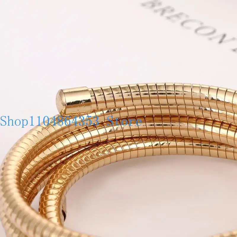 

652F Wrap Arm Bracelet Flexible Stackable Bracelet Lightweight Wristband Fashion Wrist Jewelry Wrist Accessory for Any Outfit