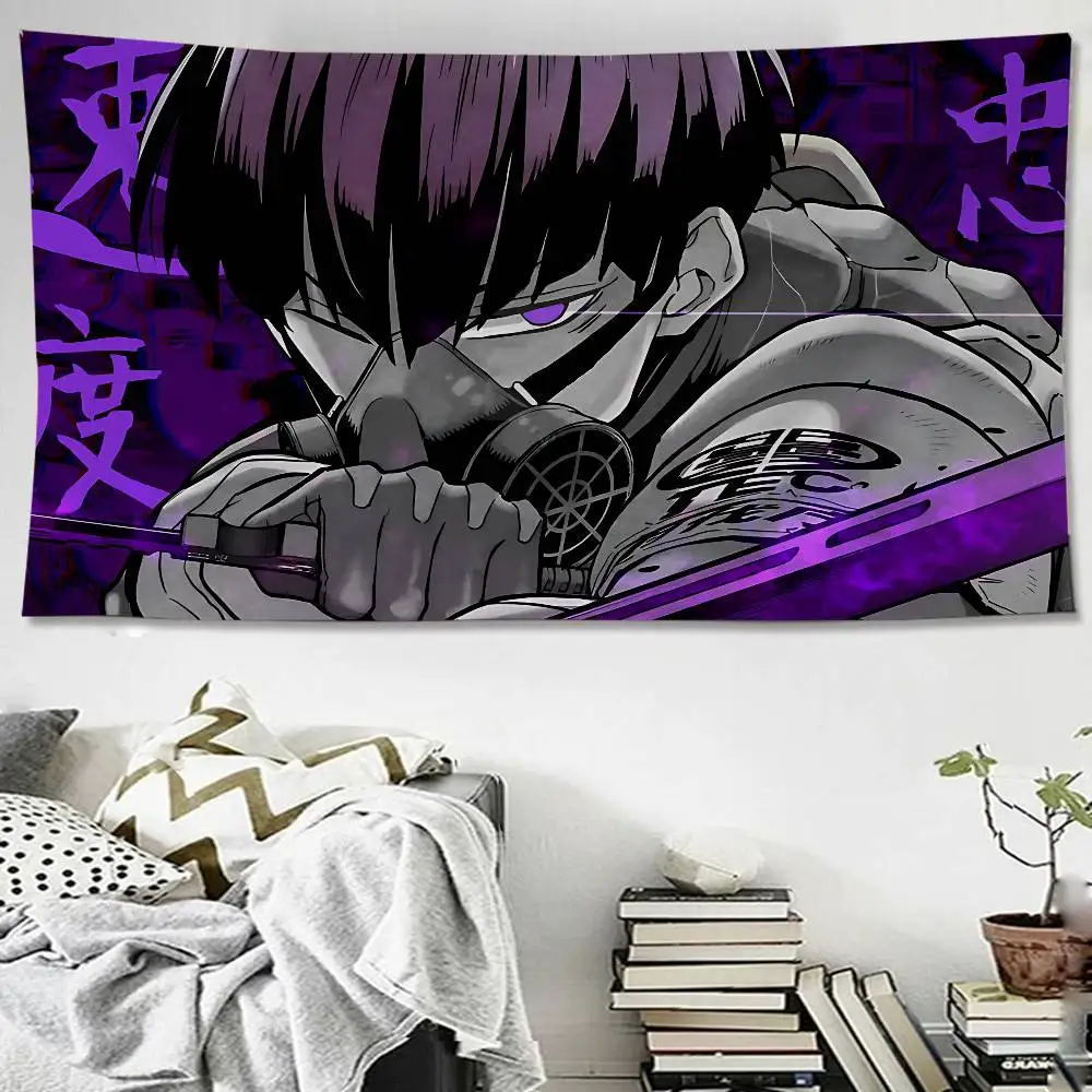 Kaiju No. 8 Soshiro Hoshina Anime Hanging Bohemian Tapestry Cheap Hippie Wall Hanging Bohemian Wall Tapestries Mandala Wall