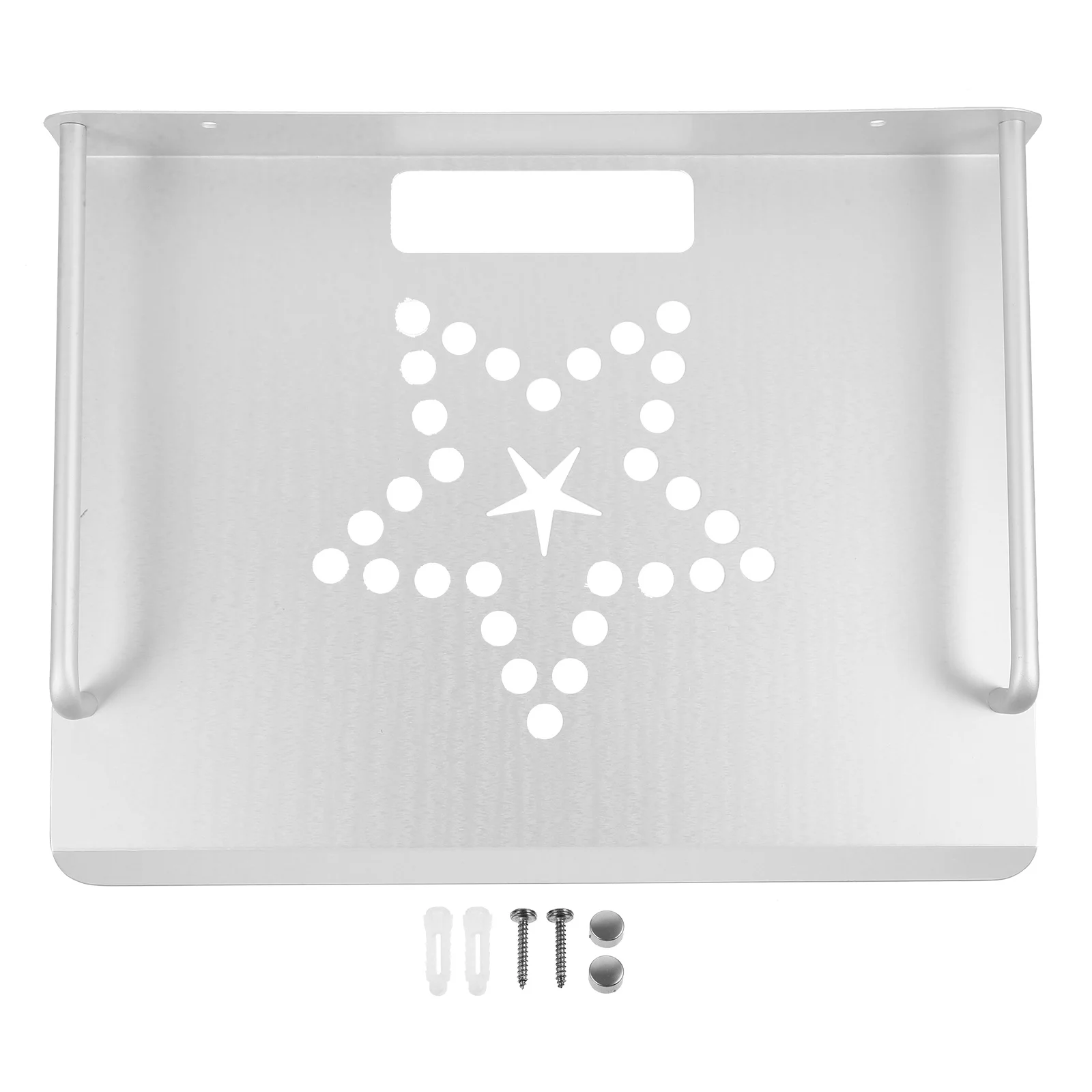 Aluminum Stand for Stb Box Or Router Heavy Duty Load Bearing Holder Space Saving Living Room Rack White Stb Box Stand