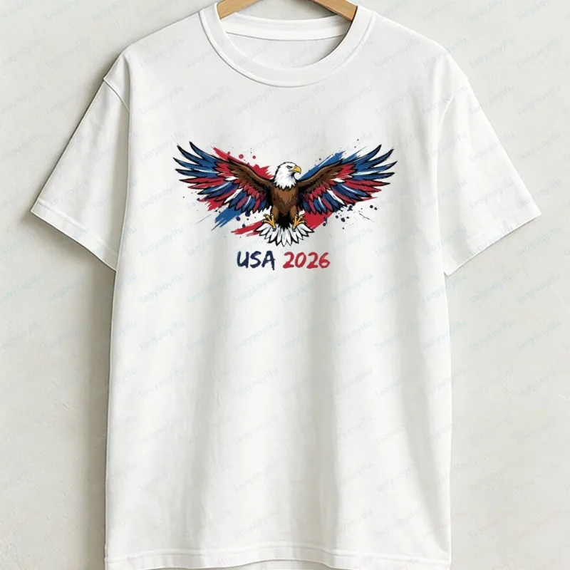 Soccer Part Supplies T-Shirt Set Family Matching T-Shirt USA Canada Mexico 2026 Football Shirt Oversized Tshirt Graphic T Shirts view 5