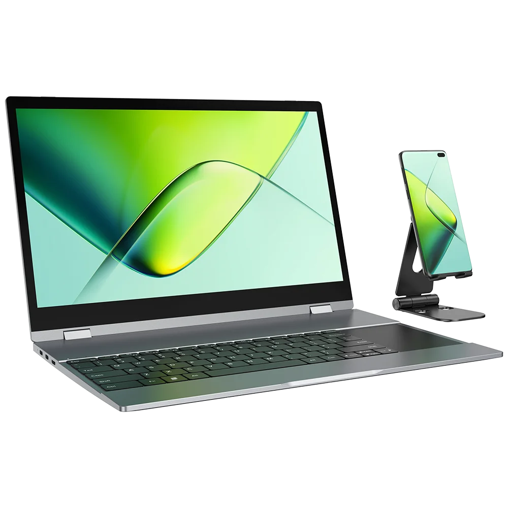 UPERFECT X 15 Pro Wireless Lapdock Dex Monitor Portable with Keyboard Built-in 10800mAh Battery 10-Points Touch HDR IPS Display