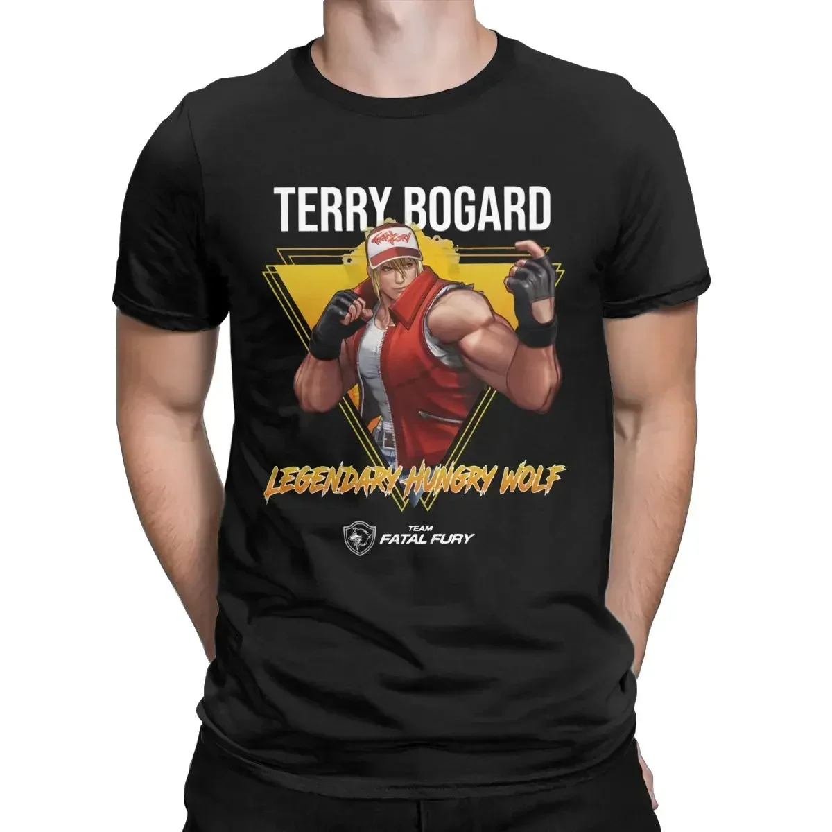 Summer Cotton Tee Clothes Tops dropshipping King Of Fighters XV Legendary Hungry Wolf Terry Bogard graphic Tee Shirt tops