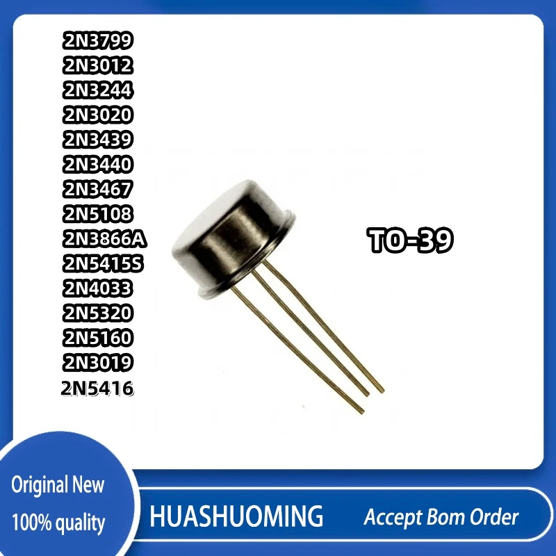 5Pcs/Lot NeW 2N3799  2N3012 2N3244 2N3020 2N3439  2N3440 2N3467  2N5108 2N3866A  2N5415S  2N4033  2N5320  2N5160  2N5416 2N3019 