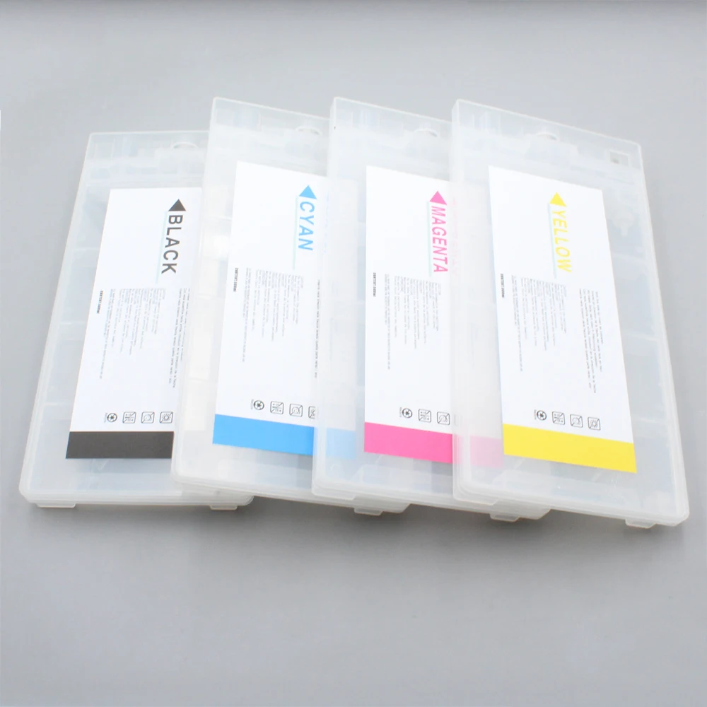 

500ml/color Refillable ink cartridges with chips C M Y K for Noritsu D701 D703 D1005 Dry MiniLab Printer