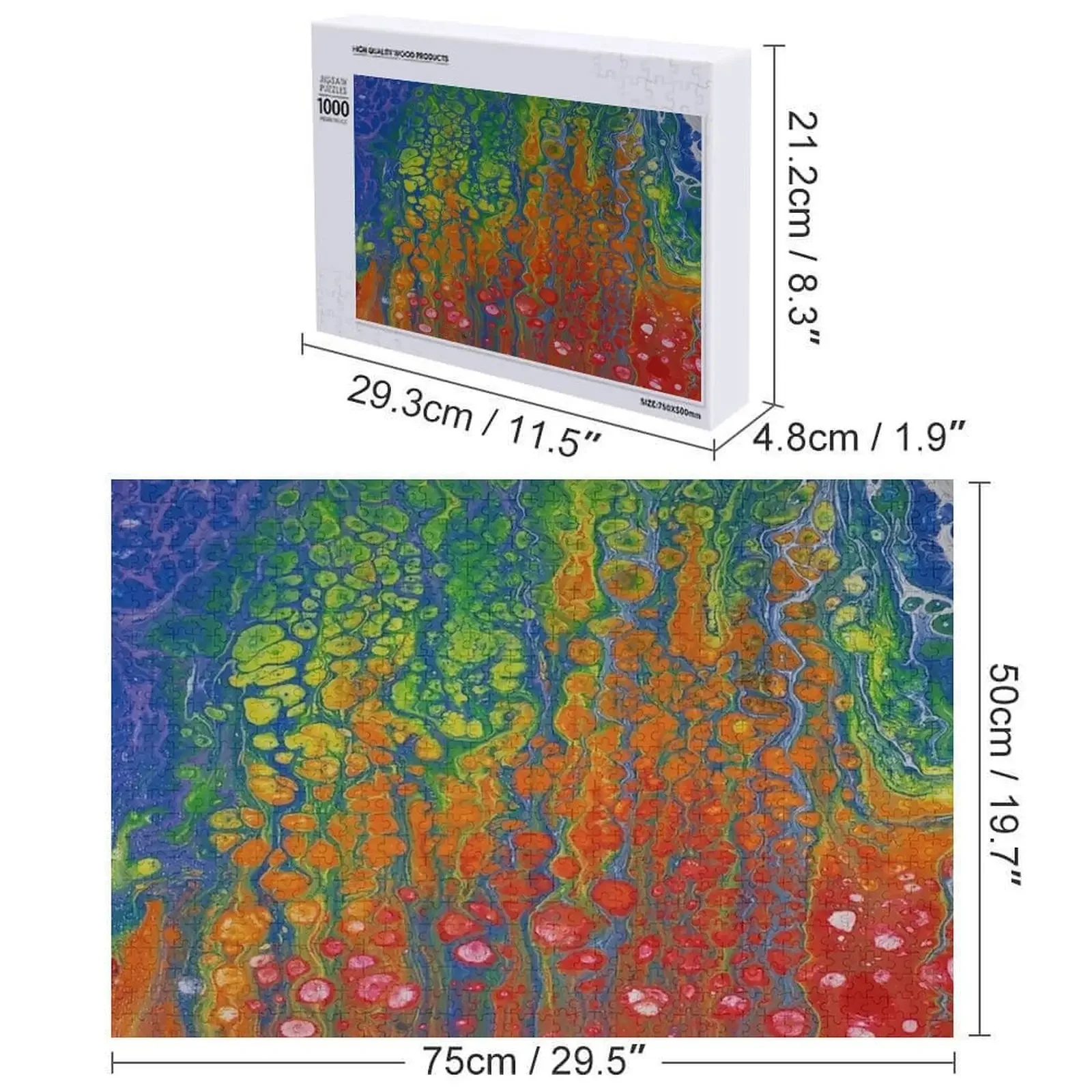 Underwater Fire DreamscapesbyTeresa Jigsaw Puzzle Personalized Child Gift Custom Photo Puzzle