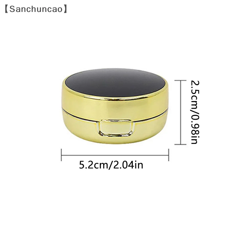 Mini Lege Luchtkussen Bladerdeeg Doos Draagbare Cosmetische Make-up Case Container Met Poeder Spons Spiegel Voor Bb Cream Foundation Diy