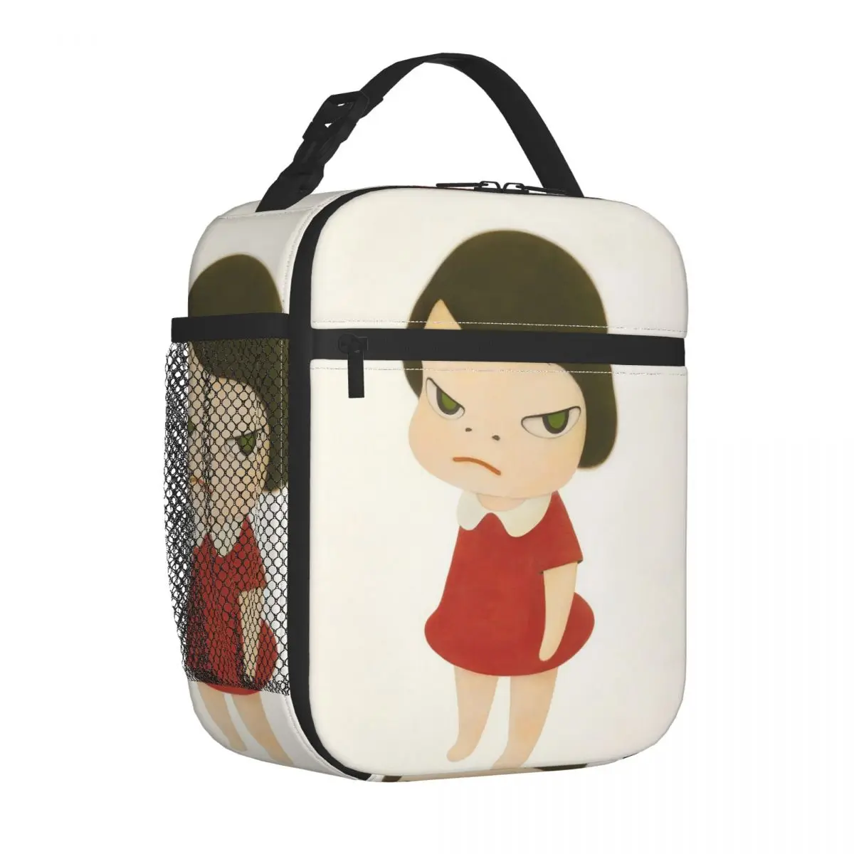 Yoshitomo Nara Insulated Lunch Bag Thermal Bag Reusable Leakproof Tote Lunch Box Bento Pouch Beach Travel