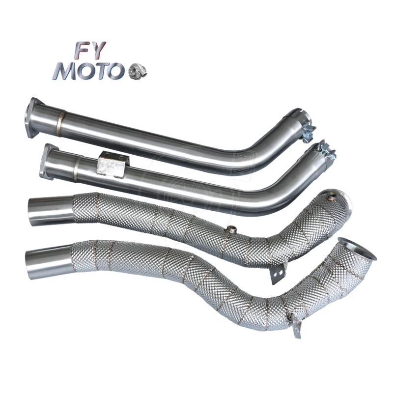 Exhaust Downpipe for W463 G500 2013-2018 with Heat Shield