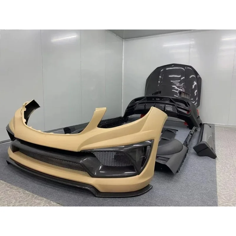 Applicable to Series GLE Sport L Style Carbon Fiber Body Kit Front Lip Side Skirt Spoiler Diffuser Fender Suitable