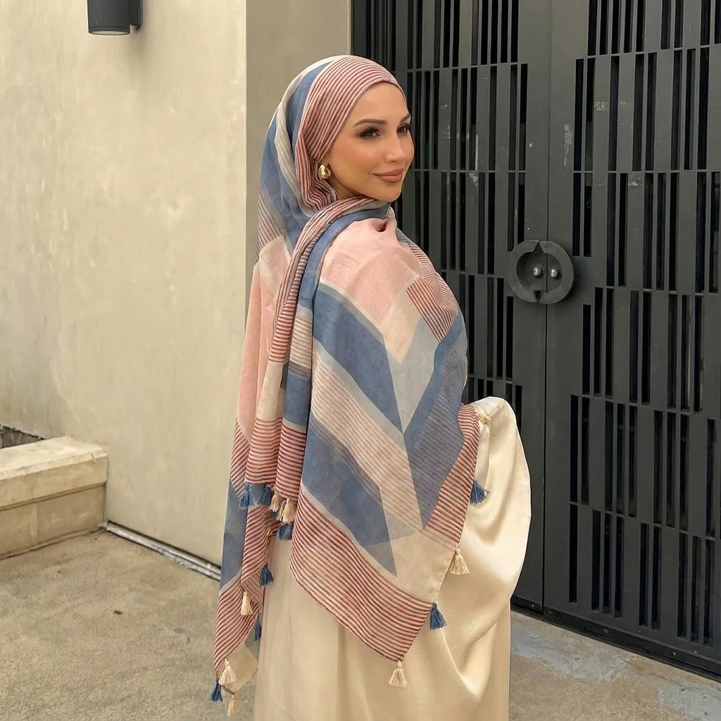 

Luxury Brand Scarf Bohemia Cotton Shawl Lady Wrap Large Pashmina Hijab Headband Scarves Islamic Turban Bufanda Foulard Stoles