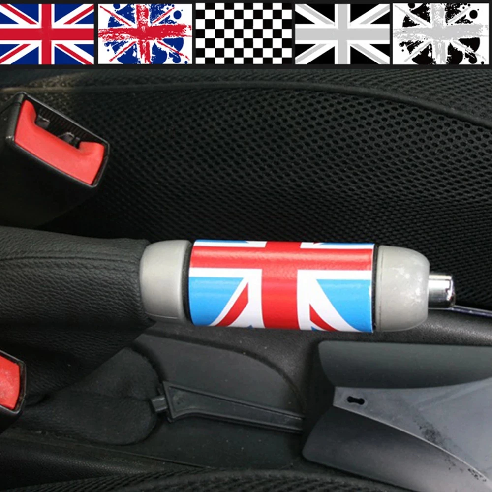 Universal Union Jack Auto Car Handbrake Sticker Decal for Mini Cooper One JCW S Clubman Countryman Car Accessories Sticker New