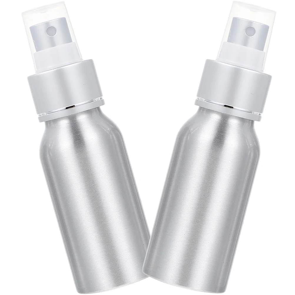 

2 Pcs Drinks Bitters Spray Bottle Whisky Bottles for Cocktails Atomizer Silver Pp Travel