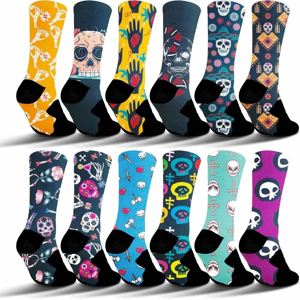 

Спортивные велосипедные носки с креативным рисунком в форме сердца, дышащие, прочные, впитывающие пот, подходят для любителей спорта