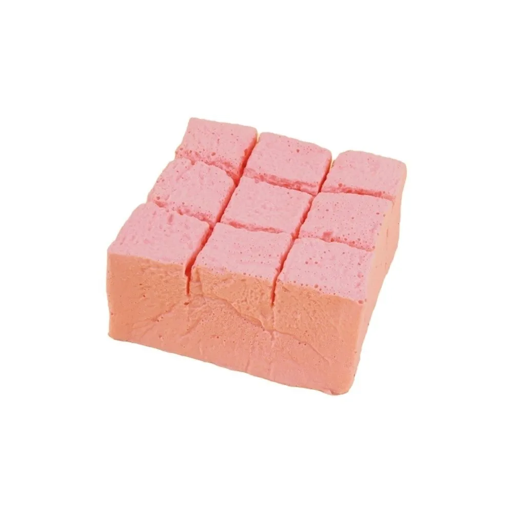 PU Slow Rebound Simulation Bread Model Sticky Bag Wet And Soft Texture Slow Rebound Toast Toy Nine Grid Design