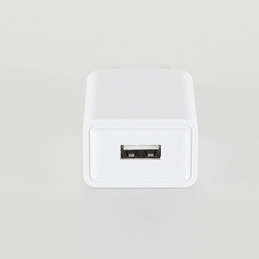 อะแดปเตอร์ไฟฟ้า 5V1A ของสหภาพยุโรป 220V อินพุตพาวเวอร์ซัพพลาย + สายชาร์จพอร์ต USB DC EU