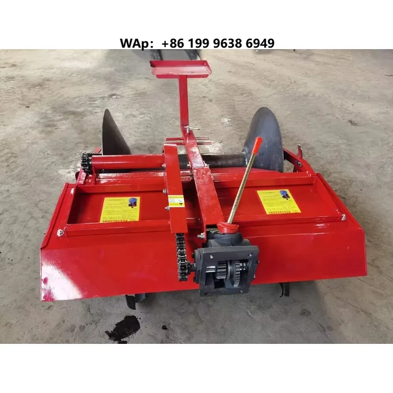 Single-side Reinforced Earth-up ridge Machine Adjustable Ridging Machine Repair of Old Paddy Stems