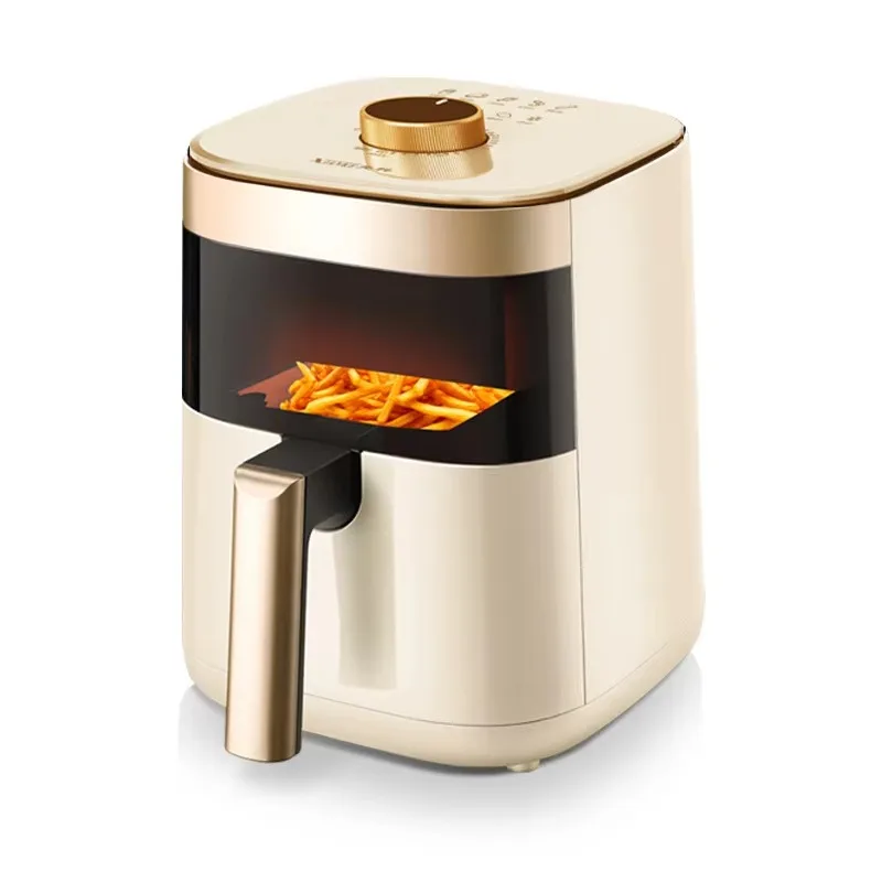 مقلاة هوائية منزلية جديدة ذات سعة كبيرة، مقلاة كهربائية ذكية خالية من الزيت، فرن متعدد الوظائف، آلة قلي فرنسية متكاملة #2