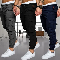 Trending Mens Casual Sports Pants Cargo Pants for Men's Fashion Leisure Sweatpants Trousers Mens Long Pants for All Seasons