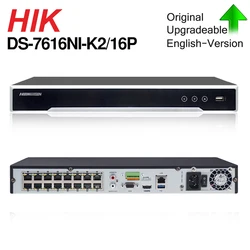 Hikvision POE NVR 8CH DS-7608NI-K2/8P 16CH DS-7616NI-K2/16P H.265 12MP Support Two way Audio Hik-CONNECT Security Surveillance