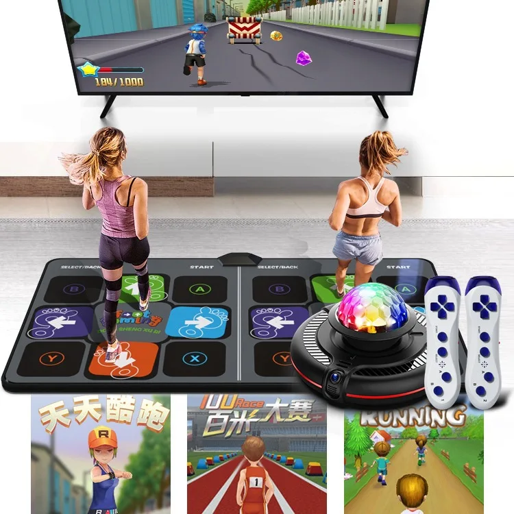 الرقص Bawang مزدوجة اللاسلكية الرقص بطانية المنزل التلفزيون الحسية الجسدية لعبة الكاميرا تشغيل بطانية آلة الرقص #5