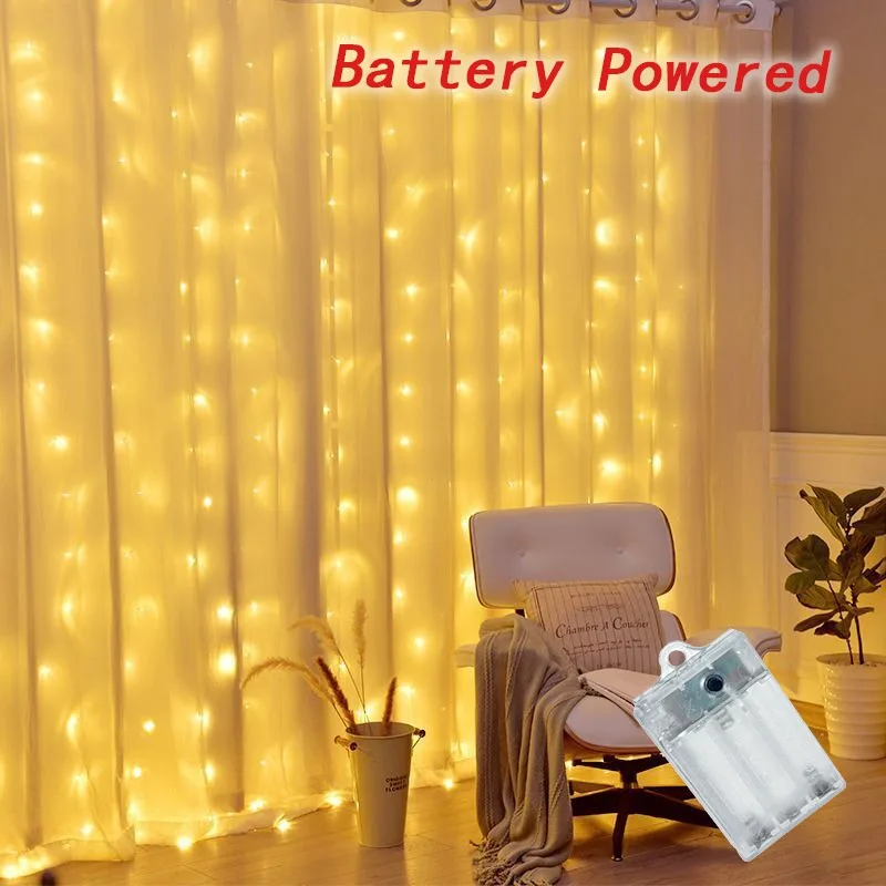 

8 Modes Battery LED String Lights - Eid & Ramadan Fairy Lights for Islamic Festival Celebration Decoration