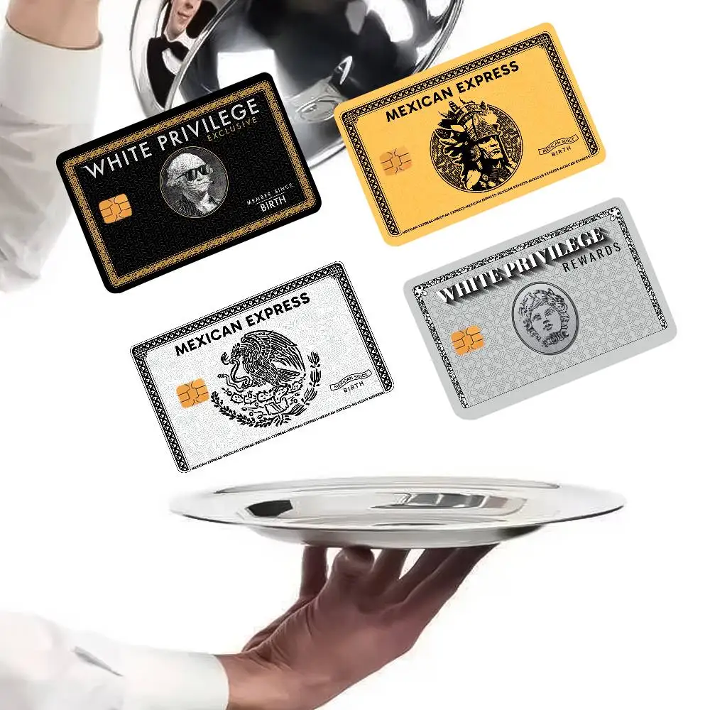 New Funny White Privilege  Perfect Gift Ide merch  layout  Cover Credit Card Stickers   Distinctive design