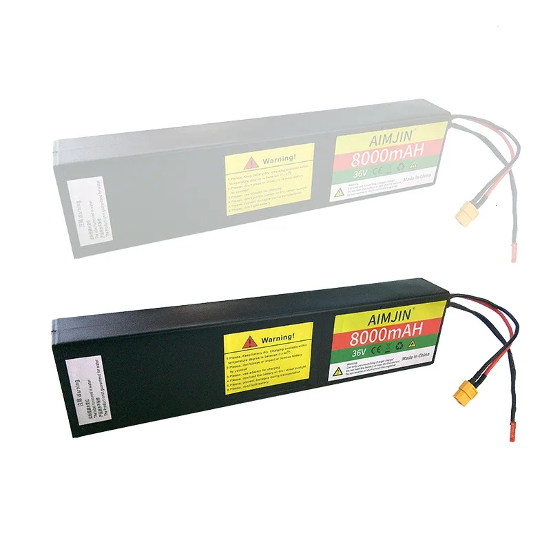 36V 8000mAh Lithium Ion Battery Pack 10s3p with JST+XT60 Connector