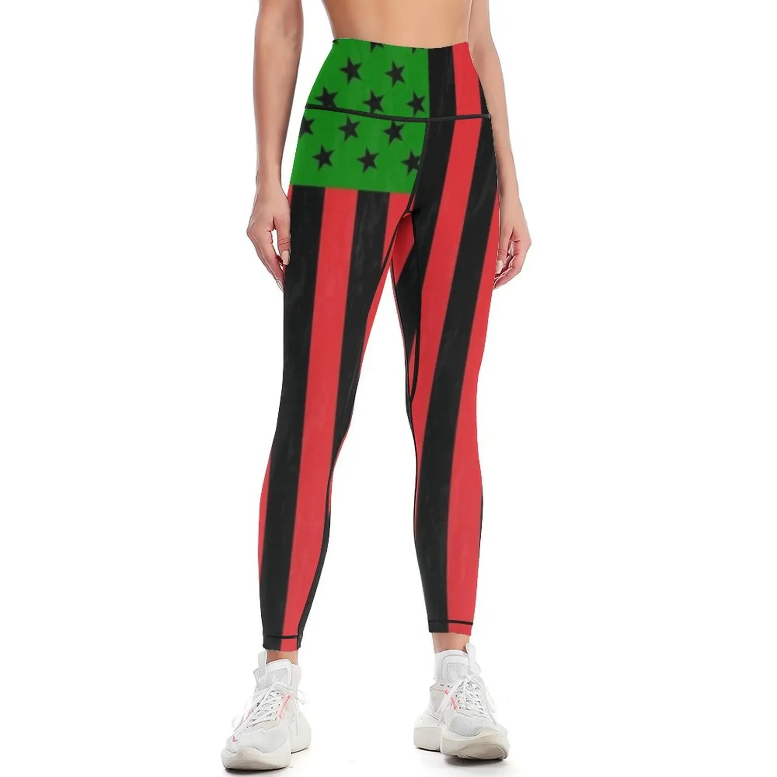 

African American Flag Leggings for girls Sportswear woman gym Womens Leggings