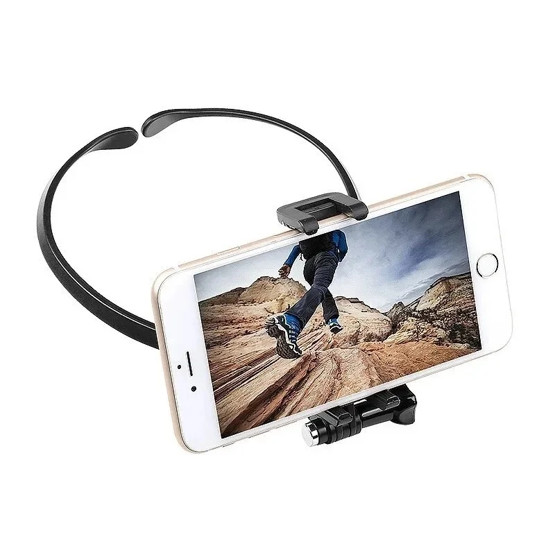 

Mobile Phone Halter Neck Holder Hand Free Wearable 360° Rotatable Tripods Universal Hanging Mount For DJI Action Camera GoPro