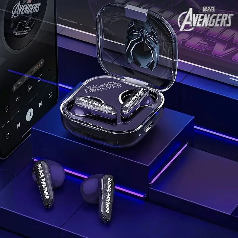 

Marvel Captain America True Wireless Bluetooth Headset Noise Cancelling E-sports Games Super Long Battery Life holiday gift
