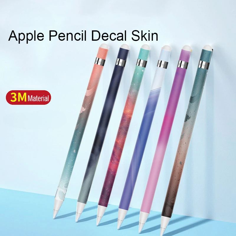 Cute Pattern Smooth Stickers For Apple Pencil 1 2 Cover Creative Protective Decal Skin AntiScratch Protector Case Film