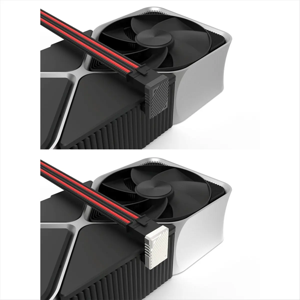 

Разъем питания OK Power Supply Connector 16Pin(12+4Pin) ATX3.0 12VHPWR 600W GPU 180 ° Адаптер для RTX 4090 4080 4070 Ti 3090, черный, RVS