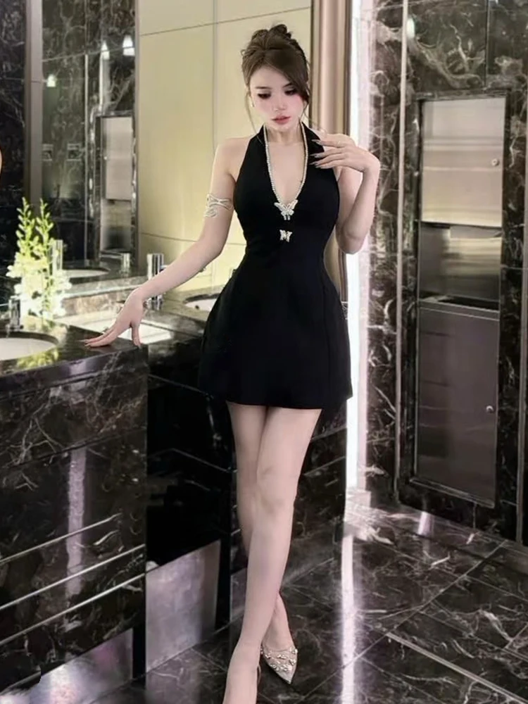 

Bla Sexy V-Ne Hanging Ne Dr Женская элитная юбка для похудения Ele Сексуальная юбка трапециевидной формы из полиэфирного волокна No Sve