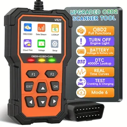 V521 OBD2 Diagnostic Scanner Car Engine Fault Code Detector Car Check Engine Light Read/Erase Fault Codes