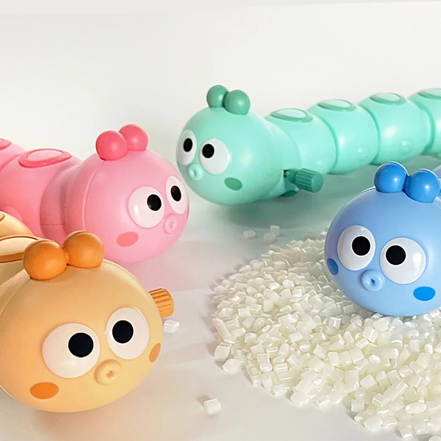 Clockwork caterpillar swinging toy, children's learning crawling parent-child interactive toy