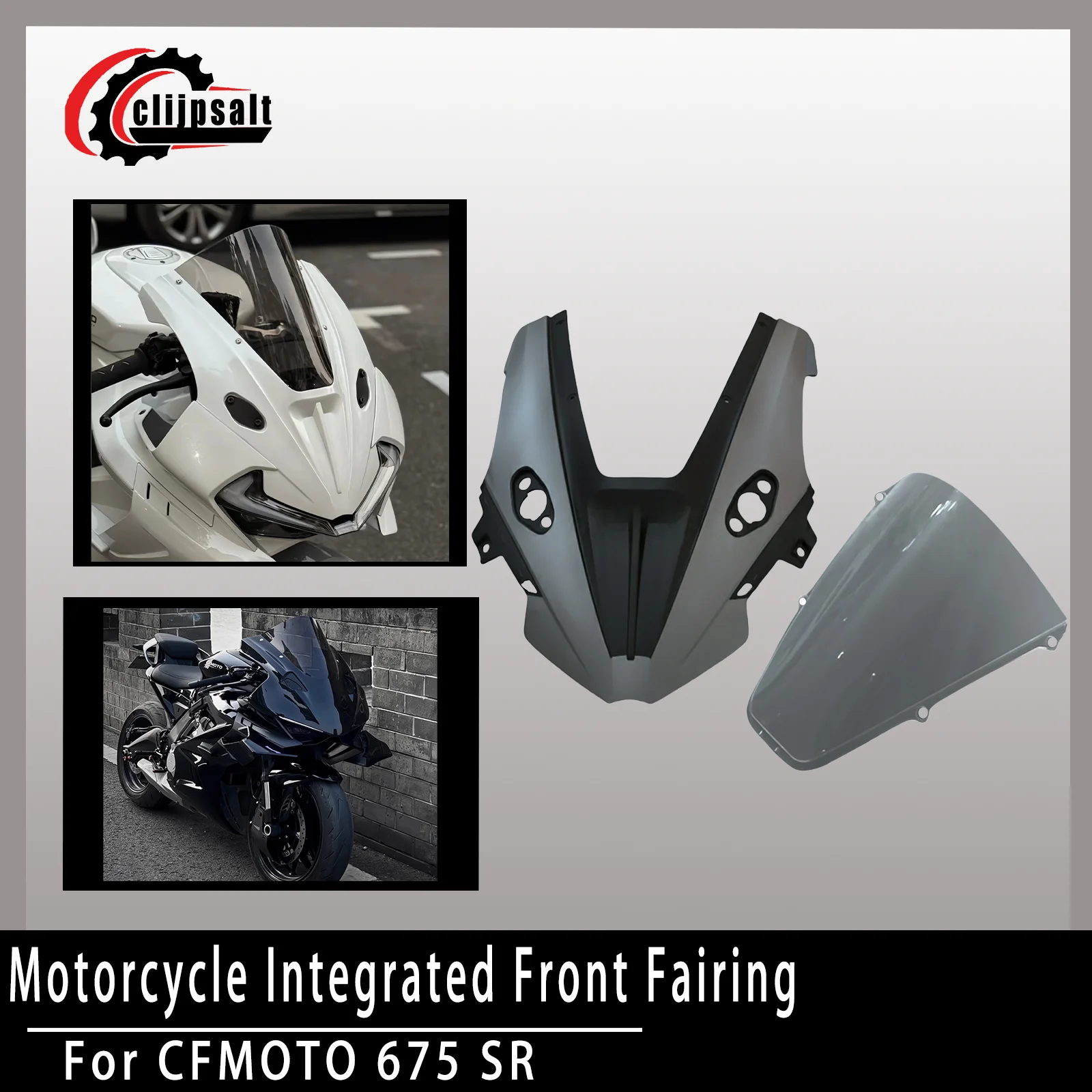 

For CFMOTO 675SR cfmoto 675sr-R Modified Integrated Fairing Racing Windshield, Fairing Kit Accessories