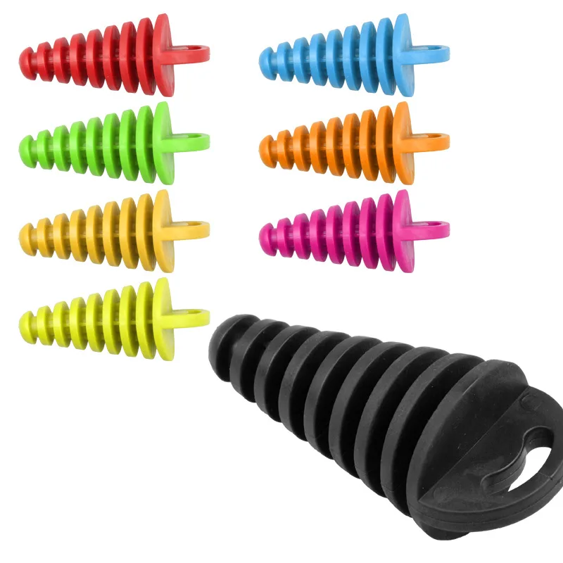 Hot Sale 1PC Air Bleeder Plug Exhaust Wash Plug Pipe Protector Exhaust Pipe Plug Motorcycle Motocross Tailpipe Rubber
