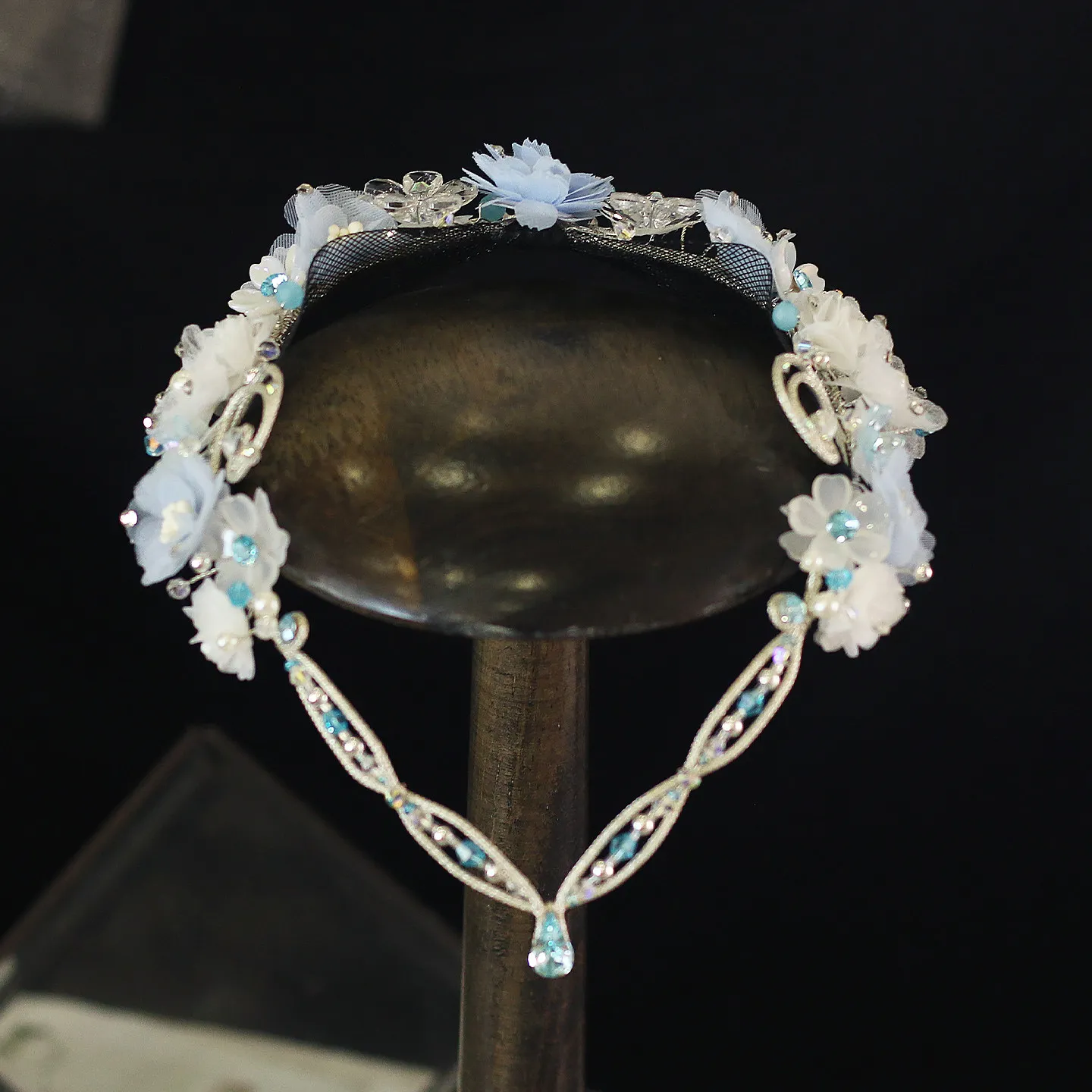 

Купидон и другие варианты, синий цветочный венок, профессиональные балетные головные уборы для детей и взрослых, головные уборы для соревнований.