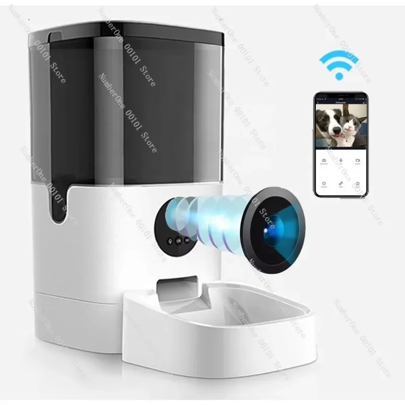 

Tuya Smart Wifi Auto Pet Feeder with Camera & Timed Reminder