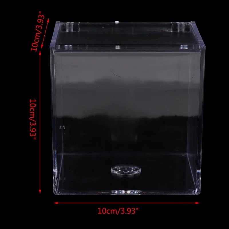Wholesale Acrylic Capsule Coffee Storage Box Holder Transparent Dustproof Case with Lid  Nibs Paper Clips Wholesale School