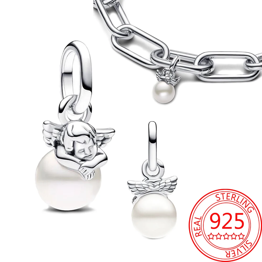 Pandora ME Cupid Mini Dangle Charme, 925 prata esterlina, Fit Pulseira Recolhendo presentes, jóias, verão, novo