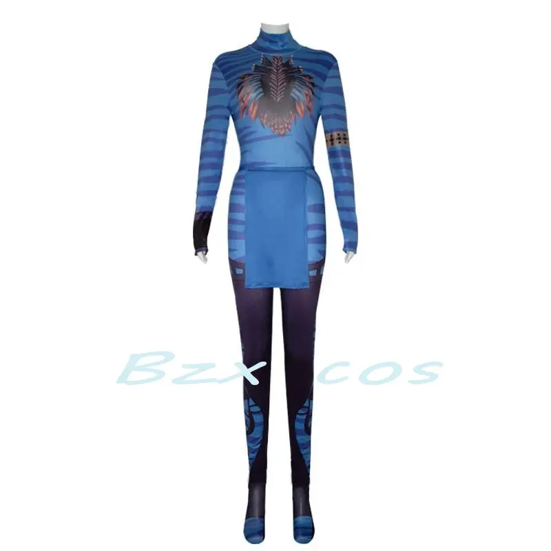 Neytiri Cosplay Avatar Cosplay Jake Sully kostium kombinezony kobieta mężczyzna Zentai body Halloween karnawał maska na przyjęcie